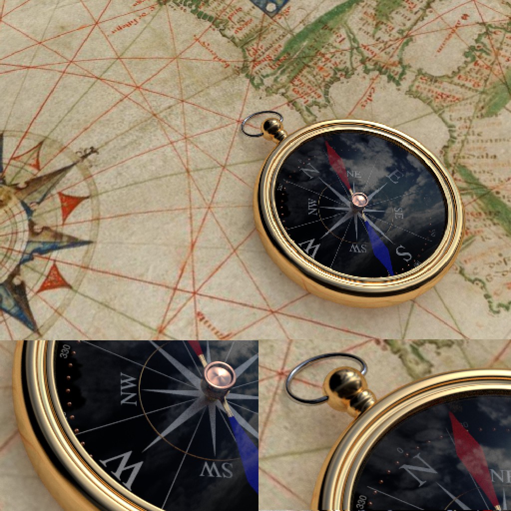 Compass with Chart Background preview image 1